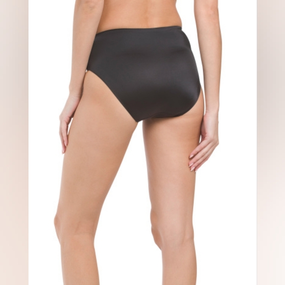 LE MYSTERE seamless high waist brief, panties, laser cut edges, S, Black, NWT - Picture 2 of 10